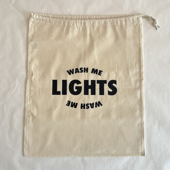 Set Of Four Wash Me Laundry Bags – Darks, Lights, Colours And Whites – Stylish Cotton Storage Solution, 4 of 8