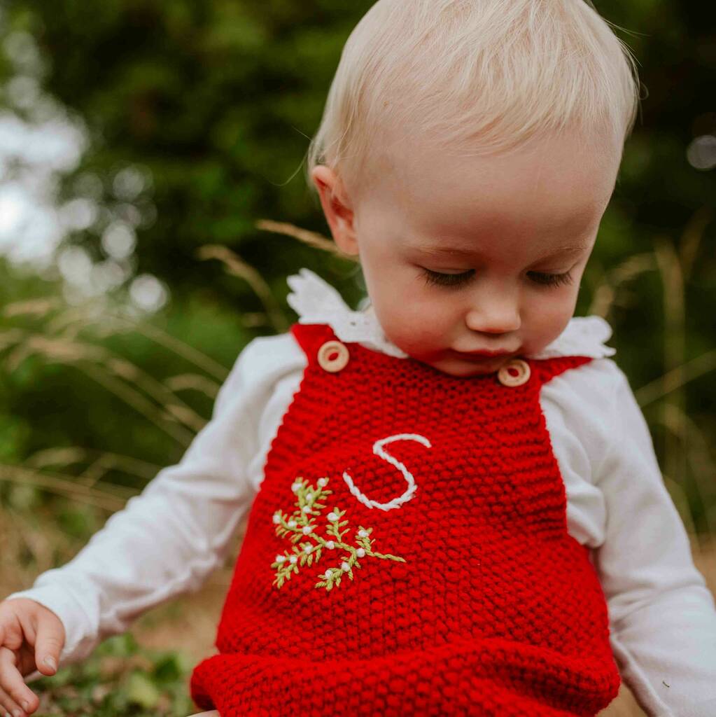 Hand Knitted Hand Embroidered Christmas 