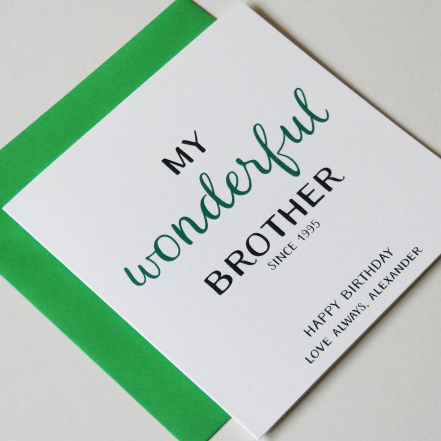 personalised occasions 'my wonderful…' greeting card