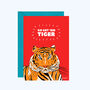 Go Get Em Tiger Congratulations Card, thumbnail 1 of 2