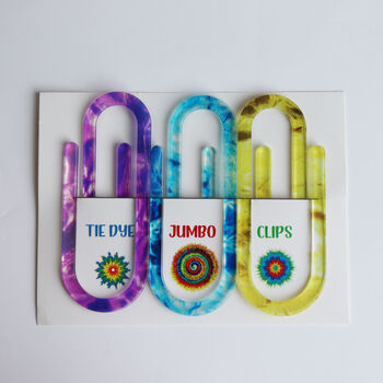 Tie Dye Jumbo Paperclips, 4 of 5