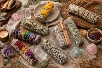White Sage And Eucalyptus Cleansing Ritual Trio, 3 of 4