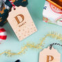 Personalised Spotty Christmas Stocking/Gift Tag, thumbnail 1 of 4