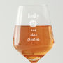 Personalised Special Age Birthday Wine Glass For Her, thumbnail 4 of 4