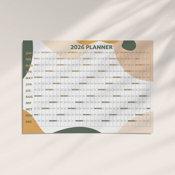 2026 Year Wall Planner | Whole Year Calendar, 2 of 6