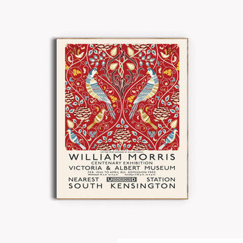 Willaim Morris Persian Red Print, 2 of 2