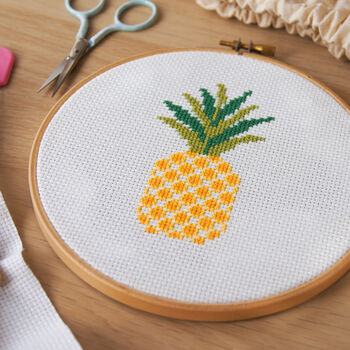 Pineapple Cross Stitch Kit, 4 of 6