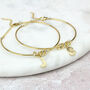 30th Or 40th Birthday A Ring For Every Decade Gold Bangle Bracelet, thumbnail 7 of 11
