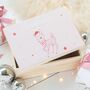 Personalised Pink Deer Christmas Eve Box, thumbnail 4 of 4