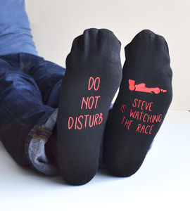 Do Not Disturb, Racing Socks By Solesmith