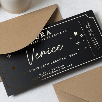 Weekend Away Venice Trip Gift Voucher For Him Or Her, 4 of 9