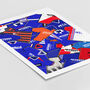 Rangers Football Shirt Mash Up Print, thumbnail 3 of 3