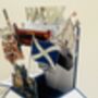 Personalisable Edinburgh Scotland Themed 3D Greeting/Gift Card, thumbnail 4 of 7