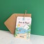 Ibiza Illustration Save The Date Luggage Tag, thumbnail 3 of 8