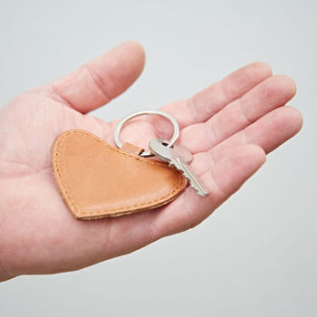 Leather Heart Keyring, 4 of 8