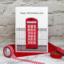 'Telephone Box' Personalised Birthday Card, thumbnail 2 of 4