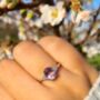 Lavender Amethyst Ring In Sterling Silver, thumbnail 4 of 11