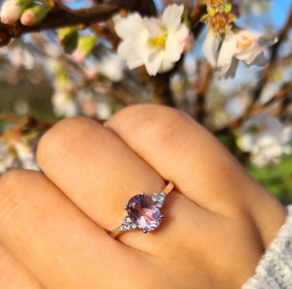 Tiffany Sparklers Amethyst Gold Ring | Plaza Jewellery English Vintage  Antique Unique Jewellery
