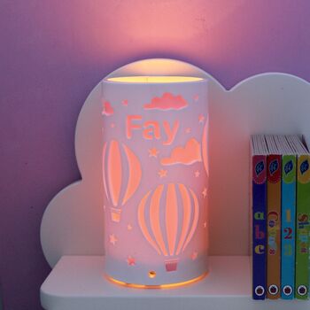 Personalised Hot Air Balloon LED Night Light, 3 of 12