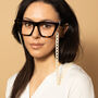 Glasses Chain – Ivory Dainty Acrylic Chain, thumbnail 4 of 6