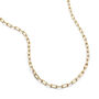 18k Gold Thick Link Chain Necklace Set, thumbnail 5 of 11