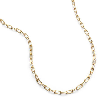 18k Gold Thick Link Chain Necklace Set, 5 of 11