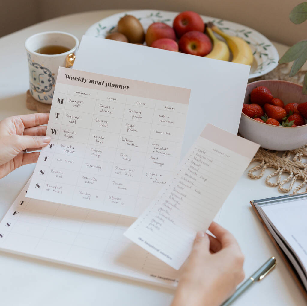 A4 Meal Planner Notepad, 1 of 9