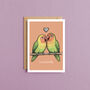 Lovebirds Card, thumbnail 1 of 5