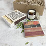 Sunset Candle And Chocolate Natural Gift Set, thumbnail 5 of 11