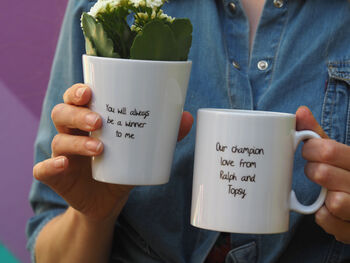 'Champion Cup' Plant Pot Congratulations Gift, 2 of 4
