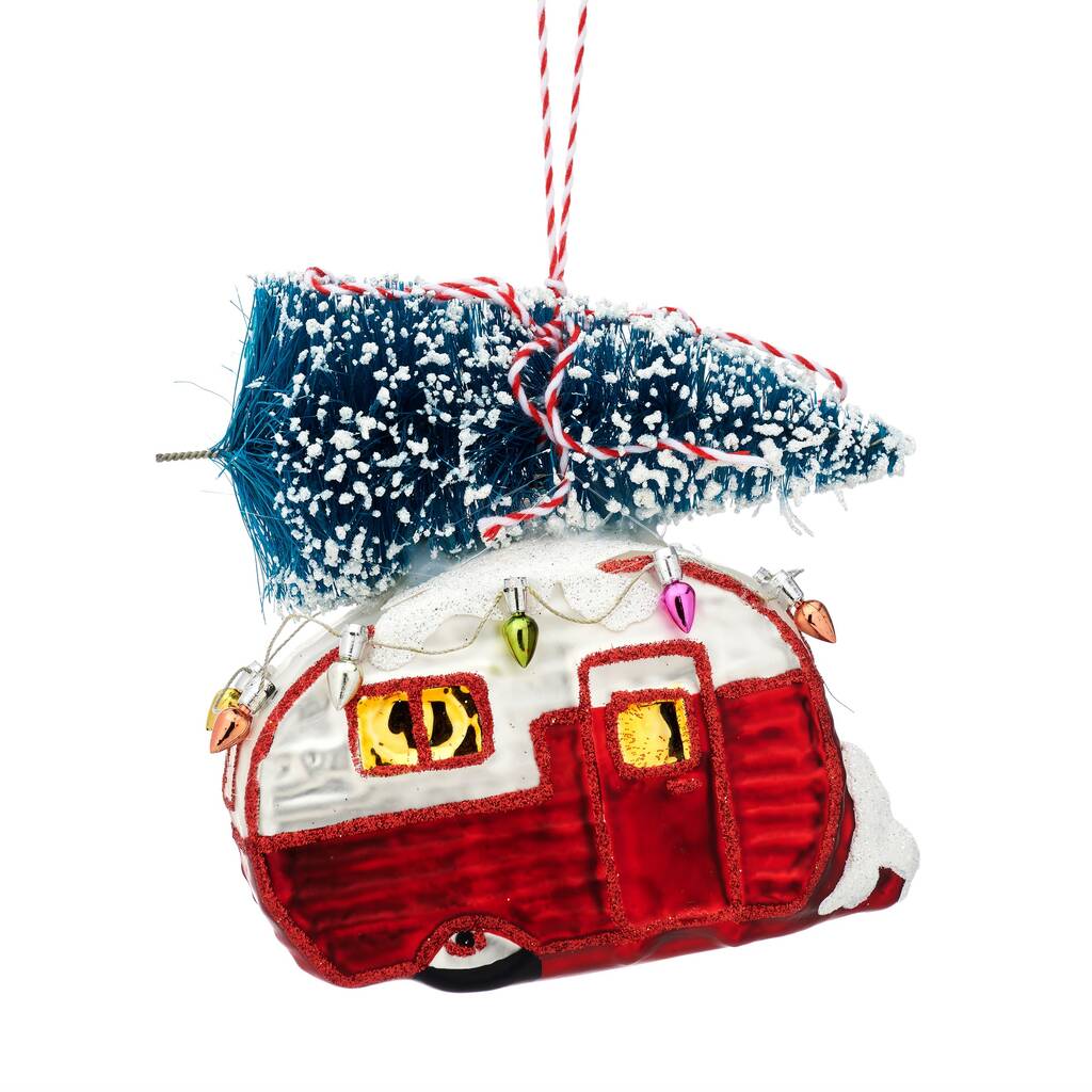 Campervan Christmas Tree Decoration By Ella James