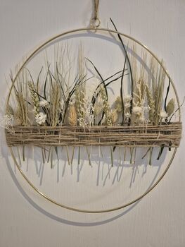 Pasture, Dried Flower Hoop, 5 of 5