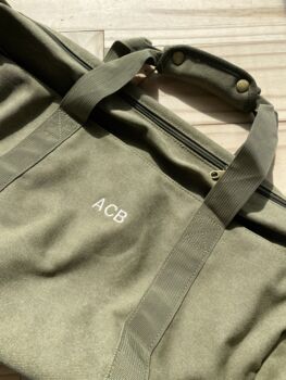 Personalised Initials Weekend Bag, 6 of 6