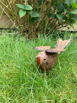 Metal Robin Garden Ornament Sympathy / Remembrance Gift, 7 of 8