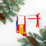 Big Ben Cotton Socks By Ki Ki Ljung In Red And Blue, thumbnail 4 of 5