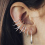 Sterling Silver Triple Bar Ear Cuff, thumbnail 10 of 10