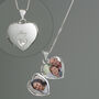 Gifts For Girls Personalised Silver Photo Locket Necklace, thumbnail 1 of 6