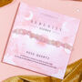 Rose Quartz Crystal Healing Bracelet, thumbnail 1 of 7