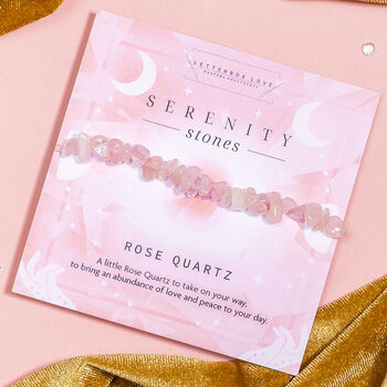 Rose Quartz Crystal Healing Bracelet, 2 of 8