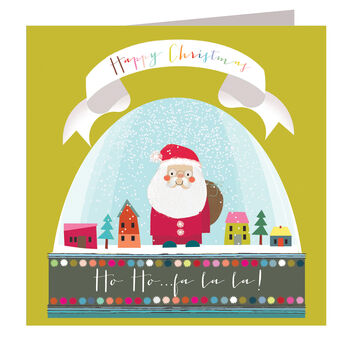 Snowglobe Happy Christmas Card, 2 of 5