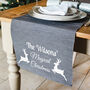 Table Runner And Placemats Set Reindeer Design, thumbnail 1 of 5