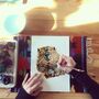 Inky Beaver Glass Worktop Saver, thumbnail 5 of 6