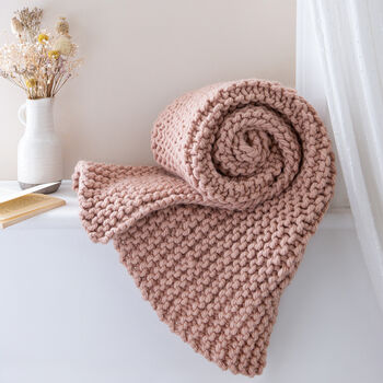 Wrap Up Chunky Blanket Beginner Knitting Kit, 2 of 10