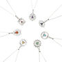 Heart Chakra Emerald Sterling Silver Necklace, thumbnail 7 of 12