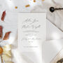 Love And Romance Wedding Invitations 10 Pack, thumbnail 3 of 3