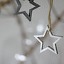 Wooden Star Christmas Decorations, thumbnail 2 of 6