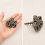 Antique Brass Octopus Cabinet Knob, thumbnail 5 of 9