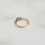 Vintage Ida Emerald And Diamond Ring, thumbnail 5 of 6