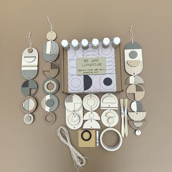 Create Your Own Wall Hanging Kit Natural Colours, 3 of 5