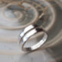 Bridesmaid Personalised Adjustable Sterling Silver Ring, thumbnail 1 of 7